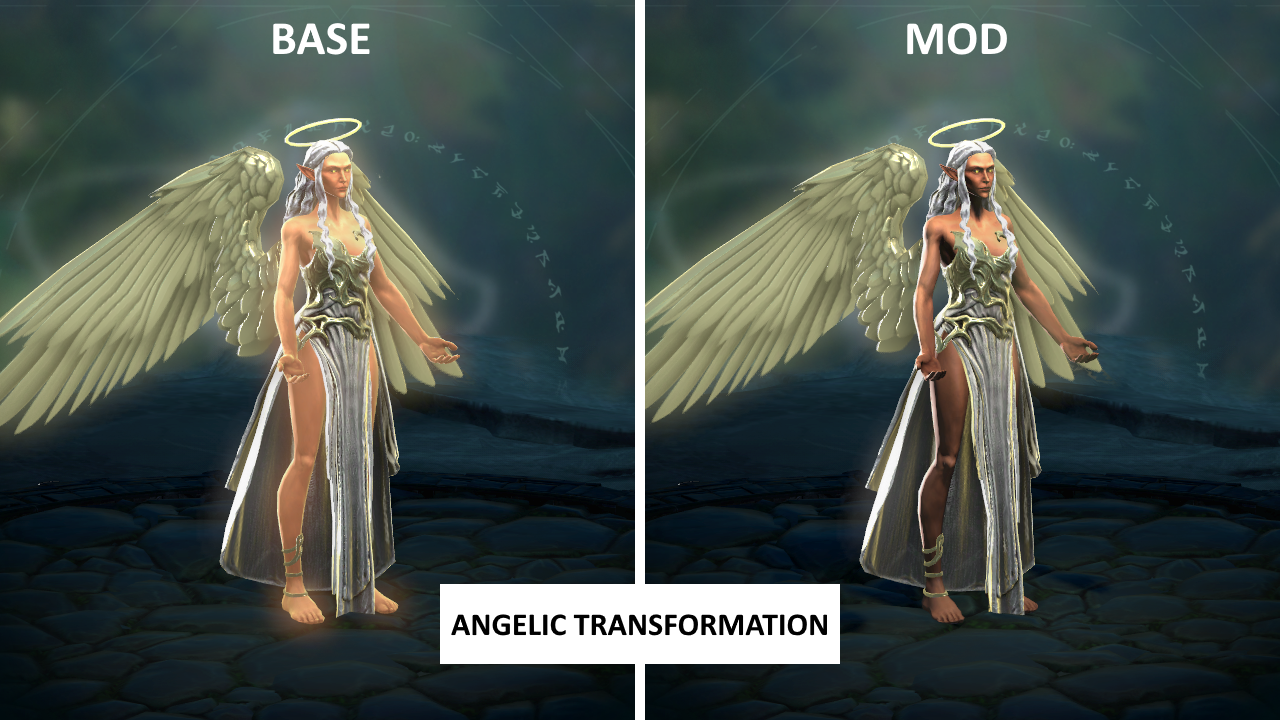 Stop Changing My Skin Color - Angelic Transformation - Paradox Mods