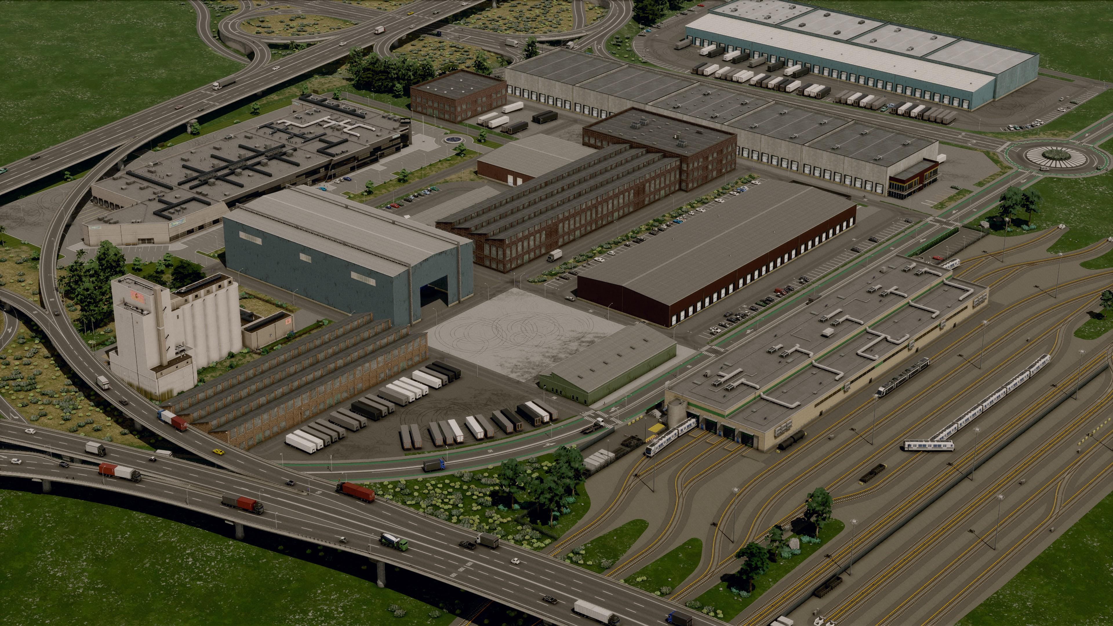 Generic Ploppable Industrial Set (11 Buildings) - Paradox Mods
