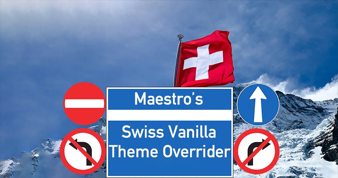 Sign Over Rider Swiss Vanilla Sign Overrider (WE-Module) - Paradox Mods