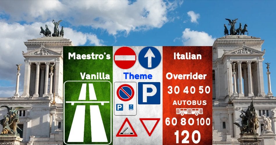 Sign Over Rider Italian Vanilla Sign Overrider (WE-Module) - Paradox Mods