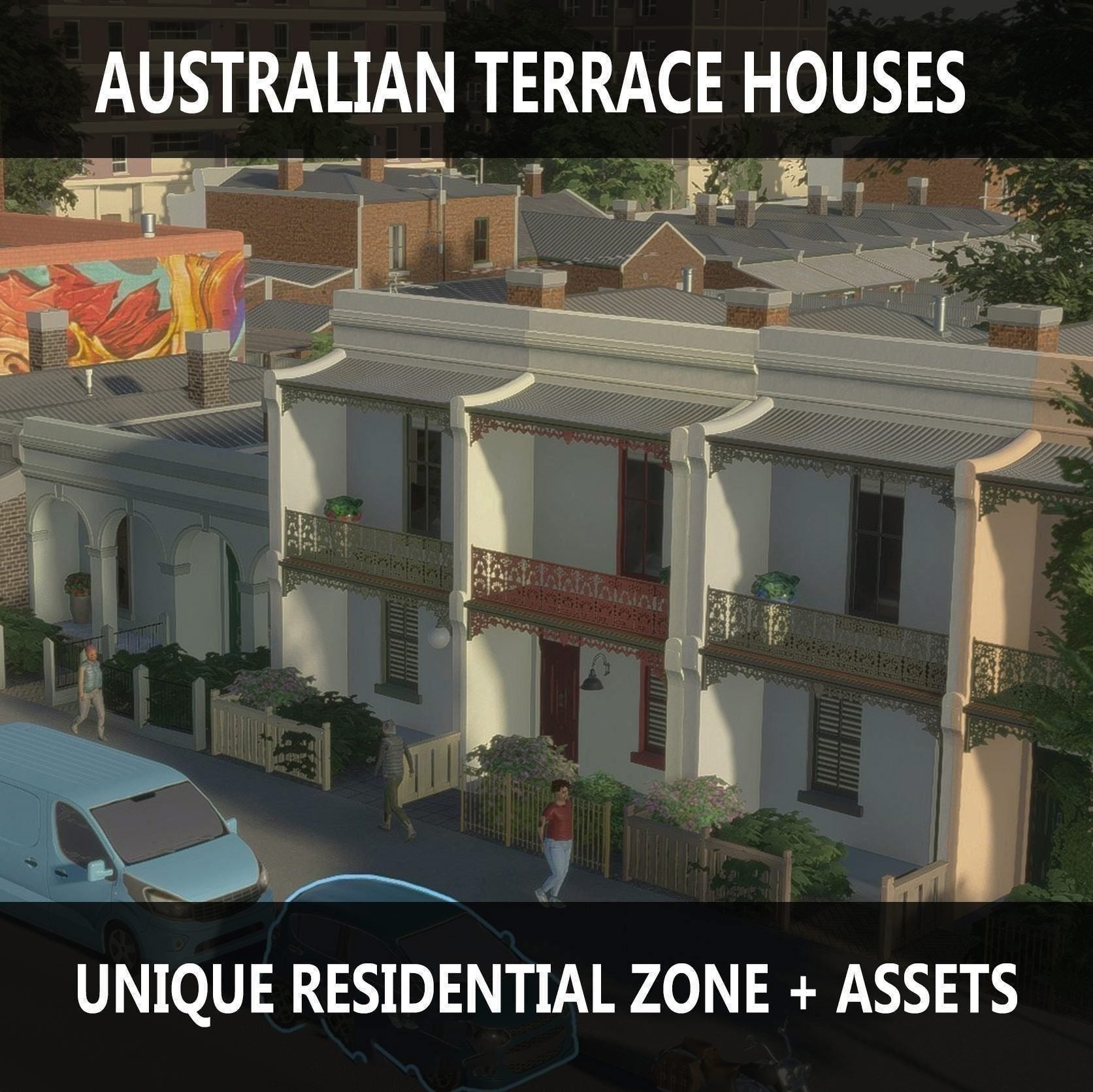 Terrace Zonal Australian Terrace House Zone + Asset Pack - Paradox Mods