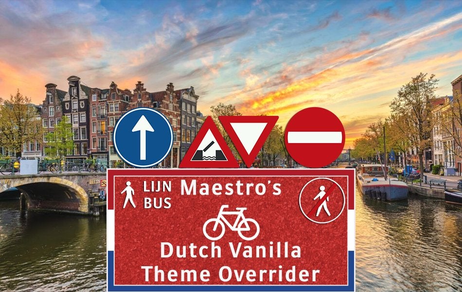 Sign Over Rider Dutch Vanilla Sign Overrider (WE-Module) - Paradox Mods