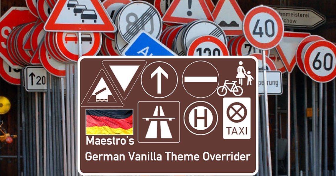 Sign Over Rider German Vanilla Sign Overrider (WE-Module) - Paradox Mods