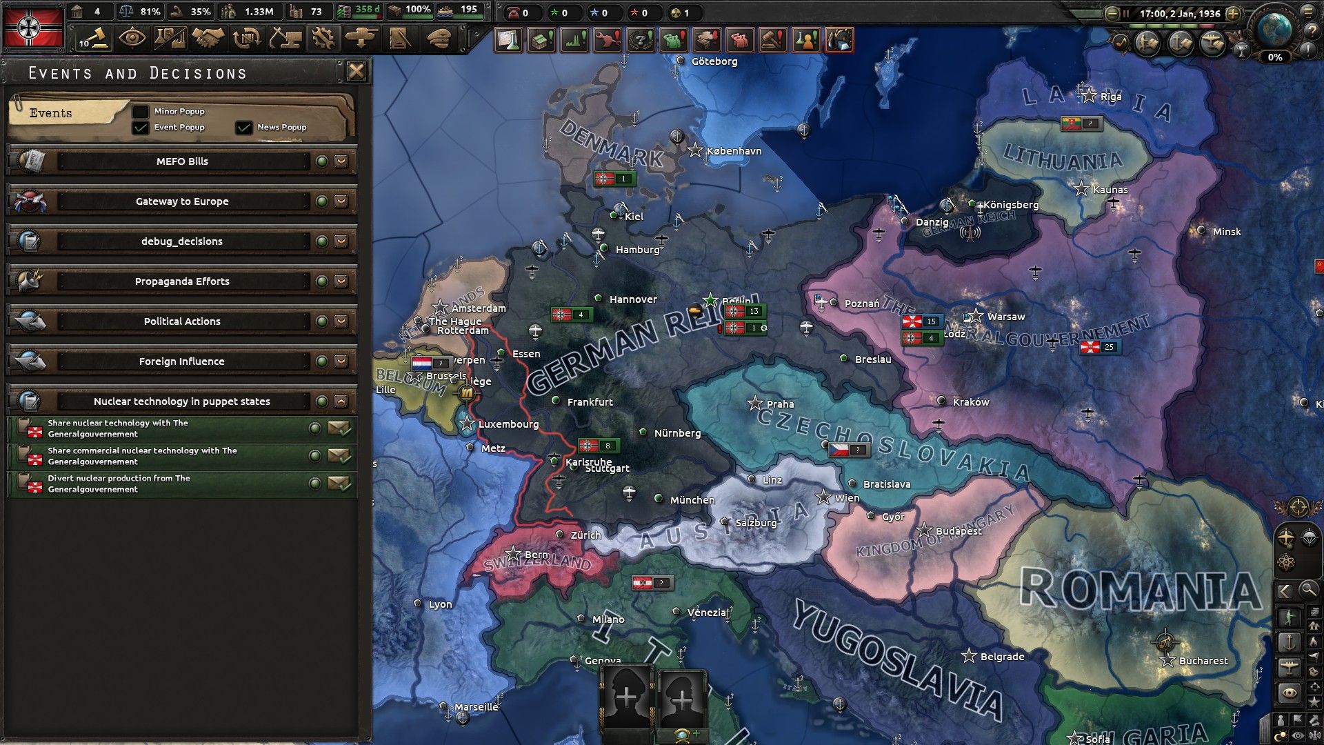 Nuclear reactors in puppet states - Paradox Mods