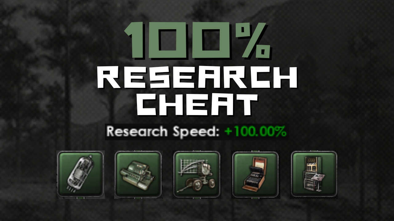 Research cheat paradox mods