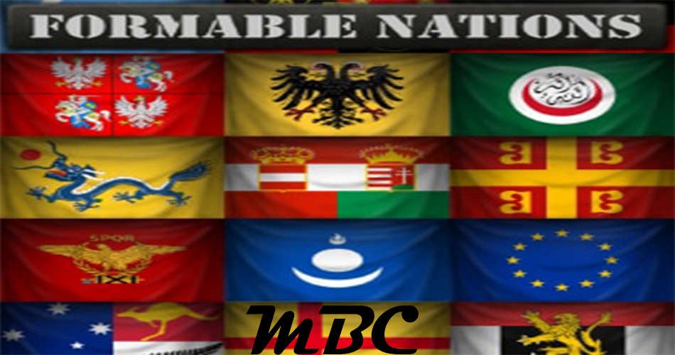 Hoi 4 Formable Nations